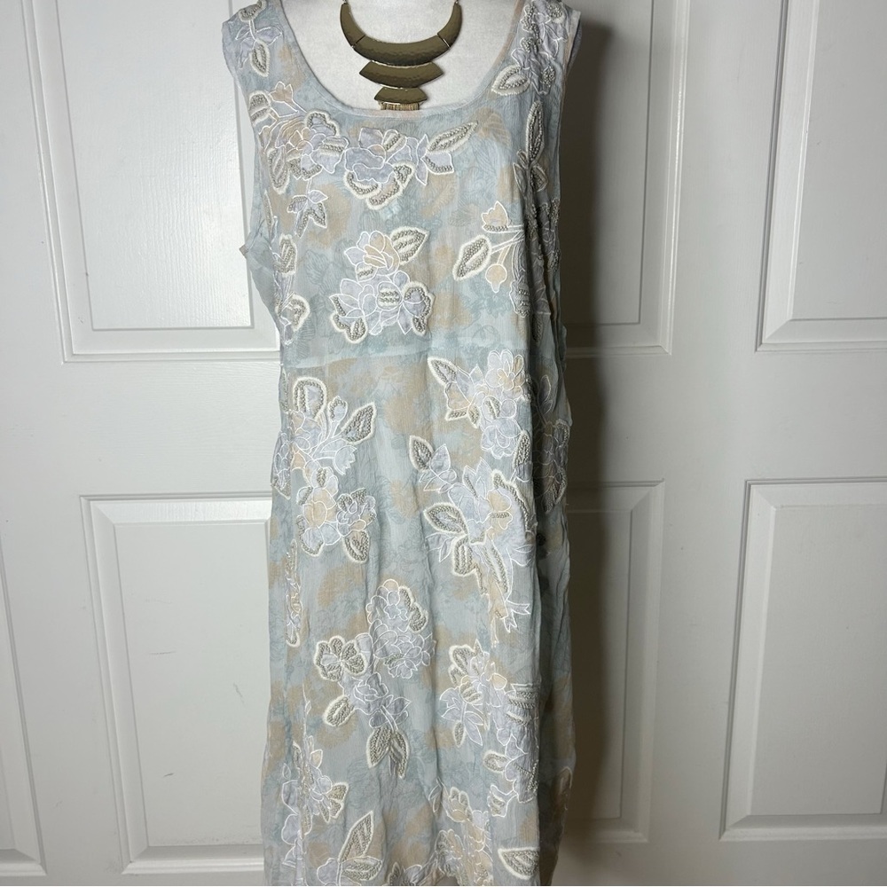 New Sundance Moonshadow Embroidered Bead Dress (size large) - Picture 3 of 12